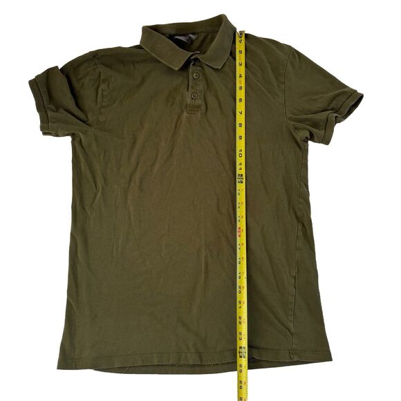 Asos Polo Shirt Men's Medium Short Sleeve Green - Picture 6 of 13